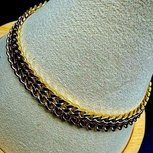 Golden chain bracelet